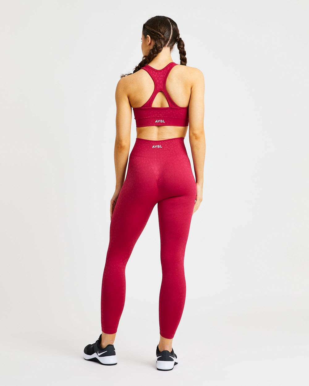 Sportove Podprsenky AYBL Větrovky Lacný - Evolve Speckle Seamless Sports  Bra Damske Raspberry